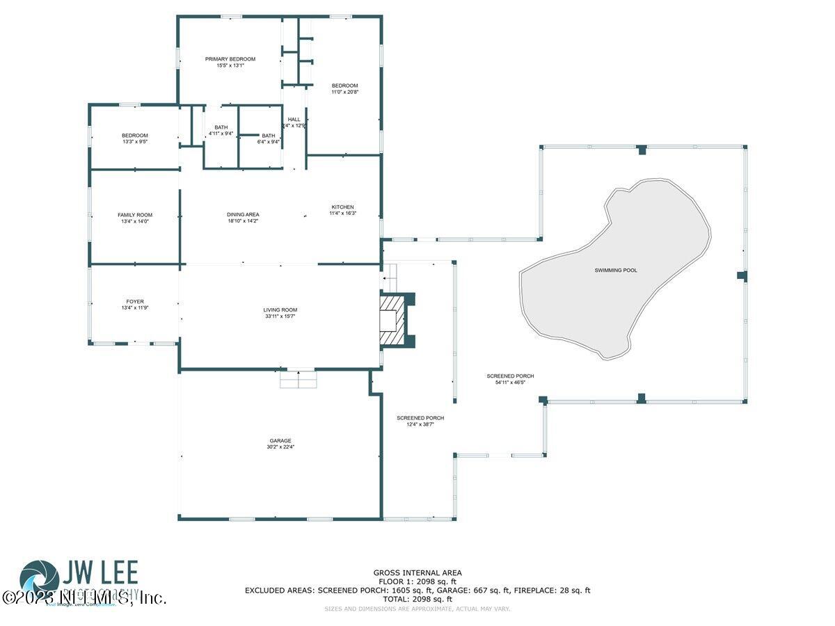 7145 Fitzpatrick Lane Jacksonville, FL 32226 - Photo 42 of 42 a picture of a room with a white wall and a white wall