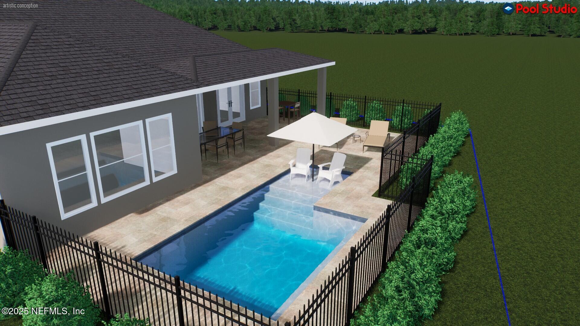 104 Lantana Court Ponte Vedra Beach, FL 32082 - Photo 36 of 37 Conceptual Pool Design