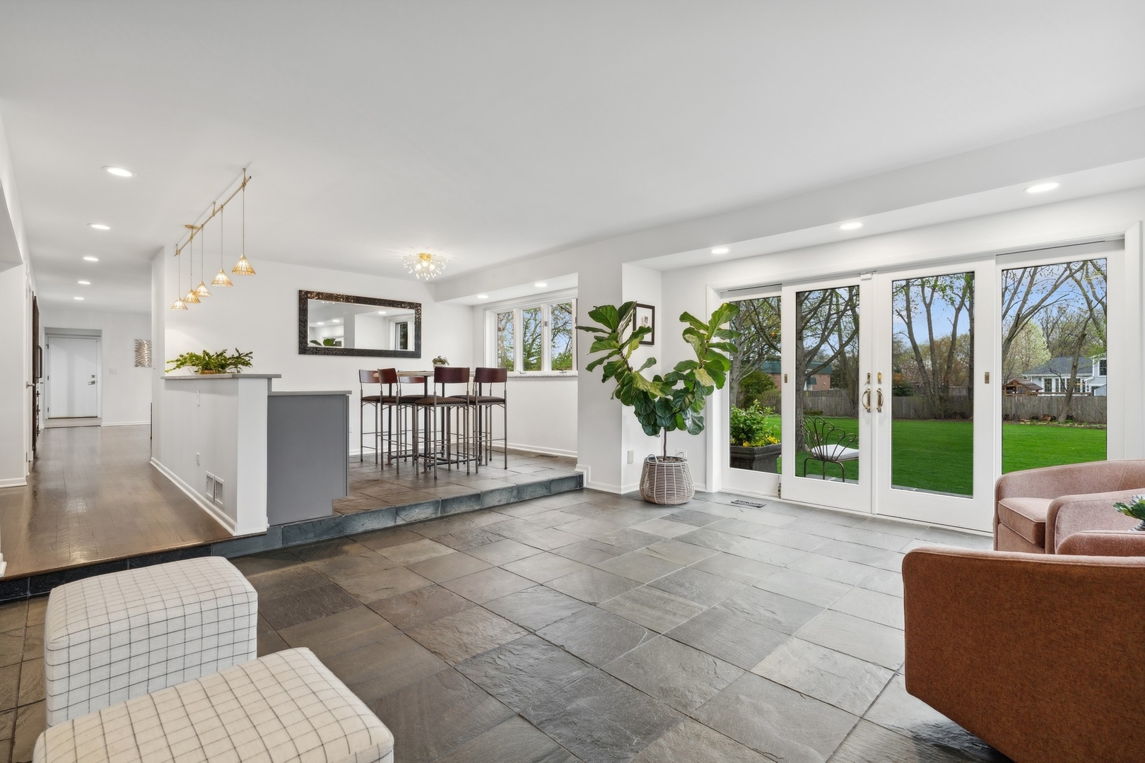 3606 Lawson Road Glenview, IL 60026 - Photo 24 of 62 a living room with furniture and a large window