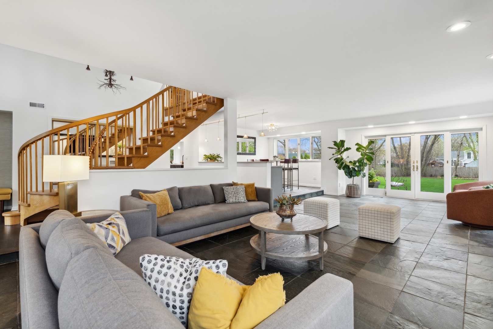 3606 Lawson Road Glenview, IL 60026 - Photo 9 of 62 a living room with furniture and a large window