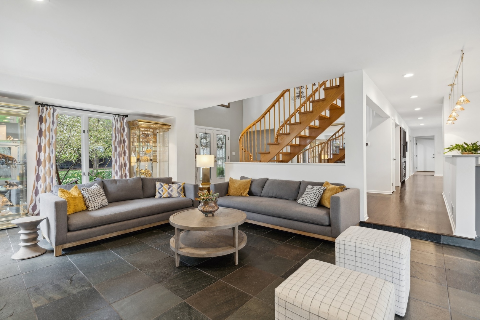 3606 Lawson Road Glenview, IL 60026 - Photo 10 of 62 a living room with furniture and a large window