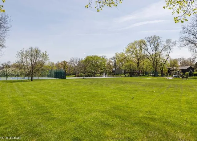 a view of a green field
