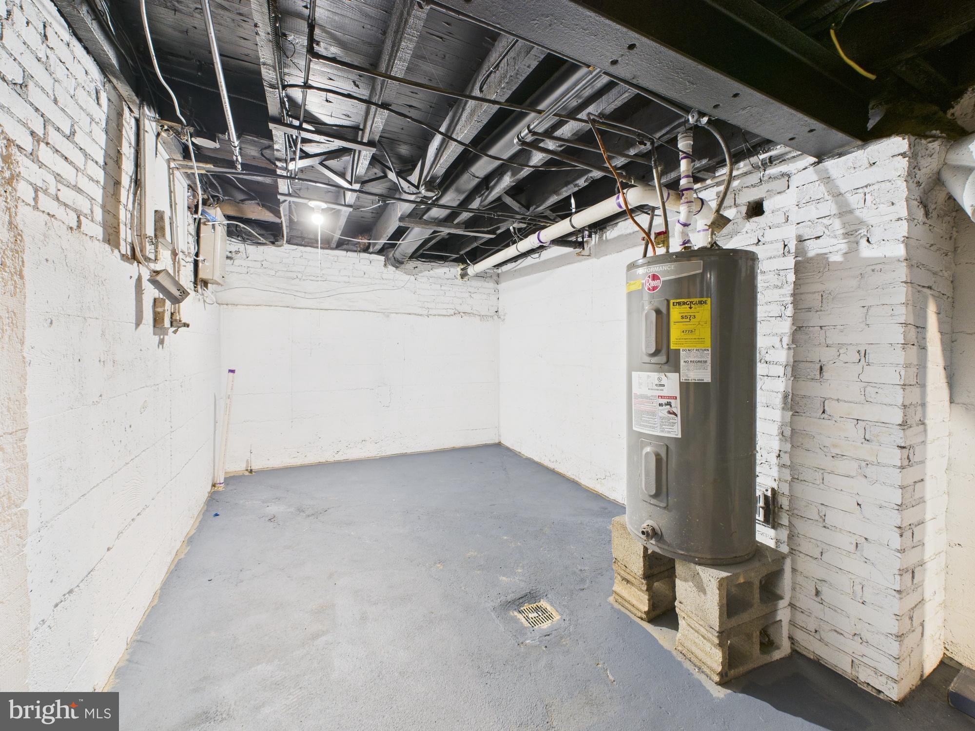 11 Denham Avenue Claymont, DE 19703 - Photo 24 of 28 Spacious, unfinished basement ready for ideas.