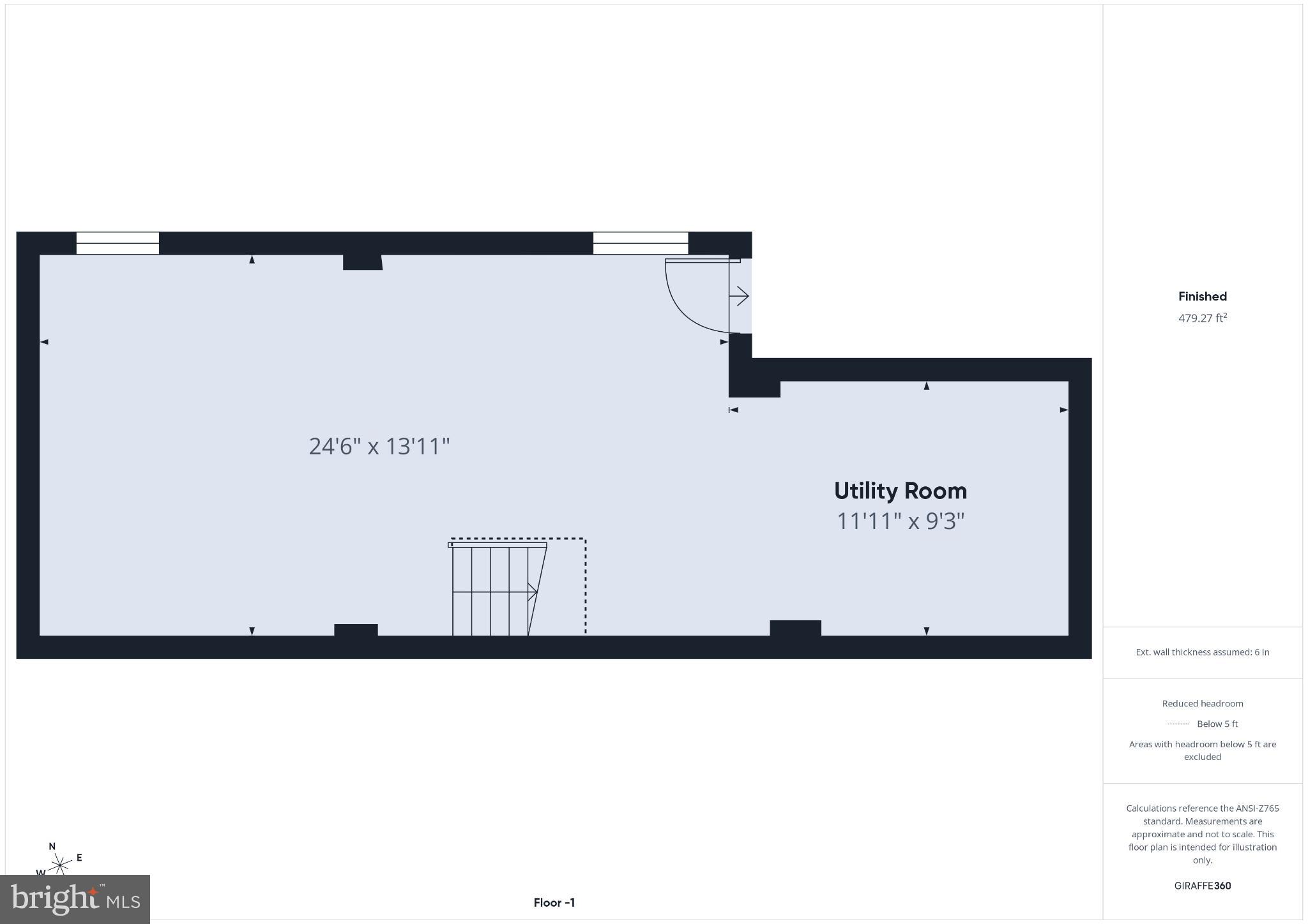 11 Denham Avenue Claymont, DE 19703 - Photo 27 of 28 Spacious utility room layout for versatile use.
