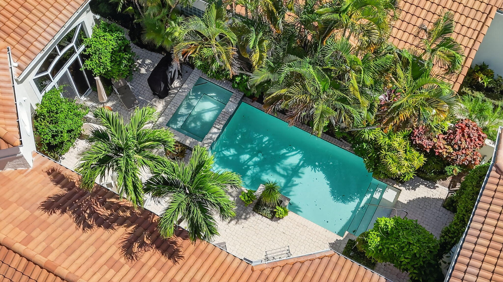 2173 Northwest 62nd Drive Boca Raton, FL 33496 - Photo 58 of 105 Oveerhead view of courtyard