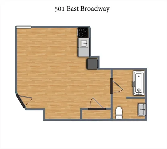 $1,995 | 501 East Broadway, Unit 2, Boston, MA 02127