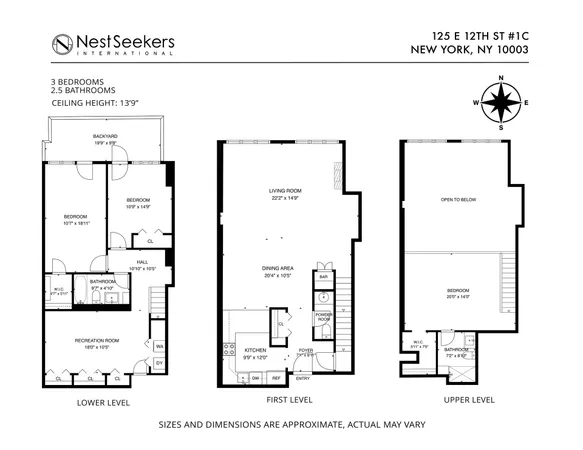 $20,000 | 125 East 12th Street, Unit 1C | Greenwich Village