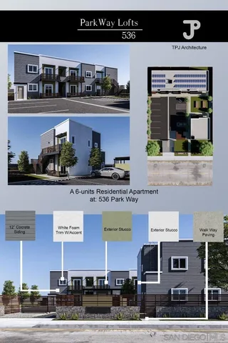 a view of a building with street view