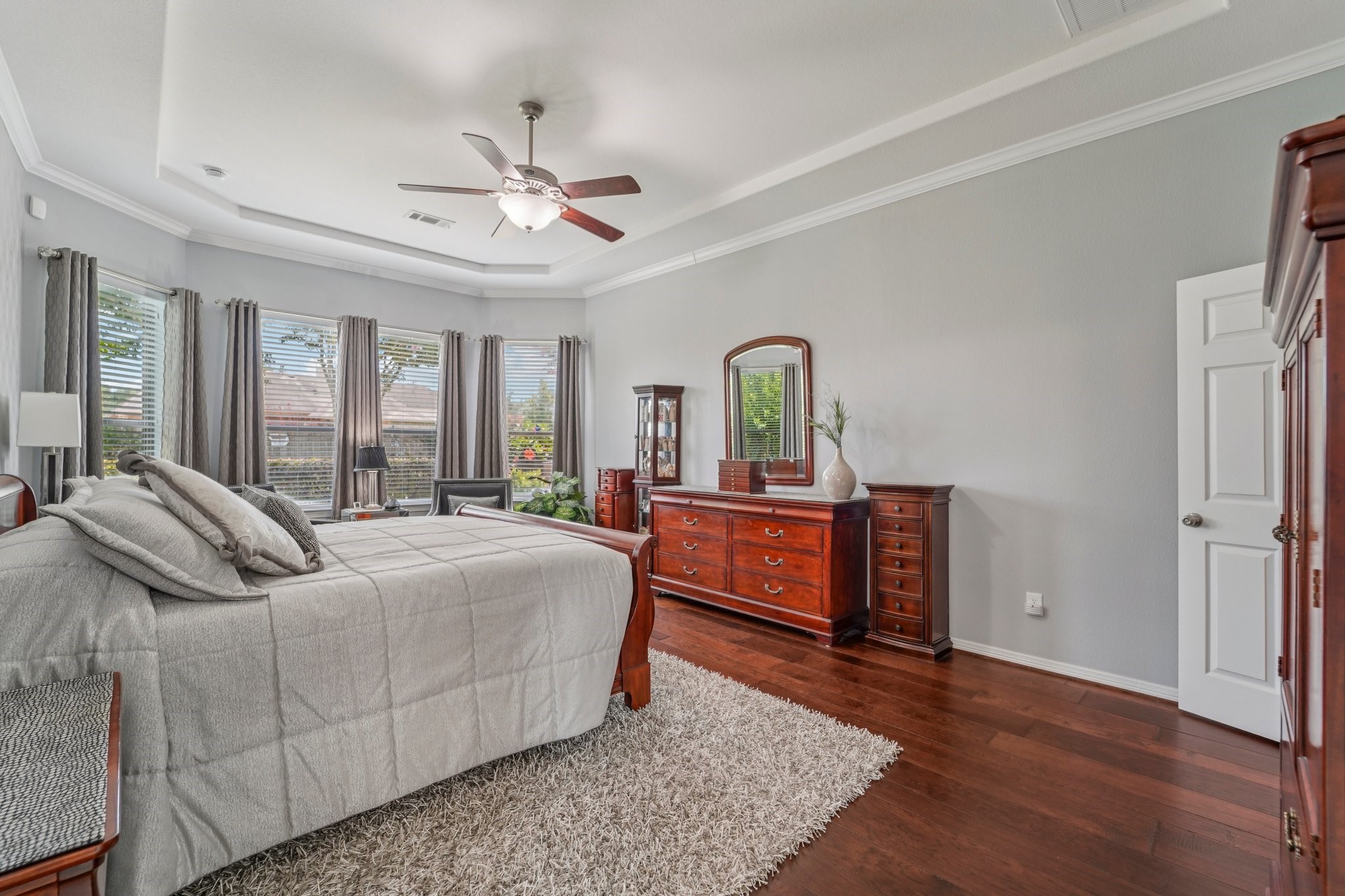3511 Winding Point Lane Katy, TX 77494 - Photo 17 of 35 a bedroom with furniture and wooden floor