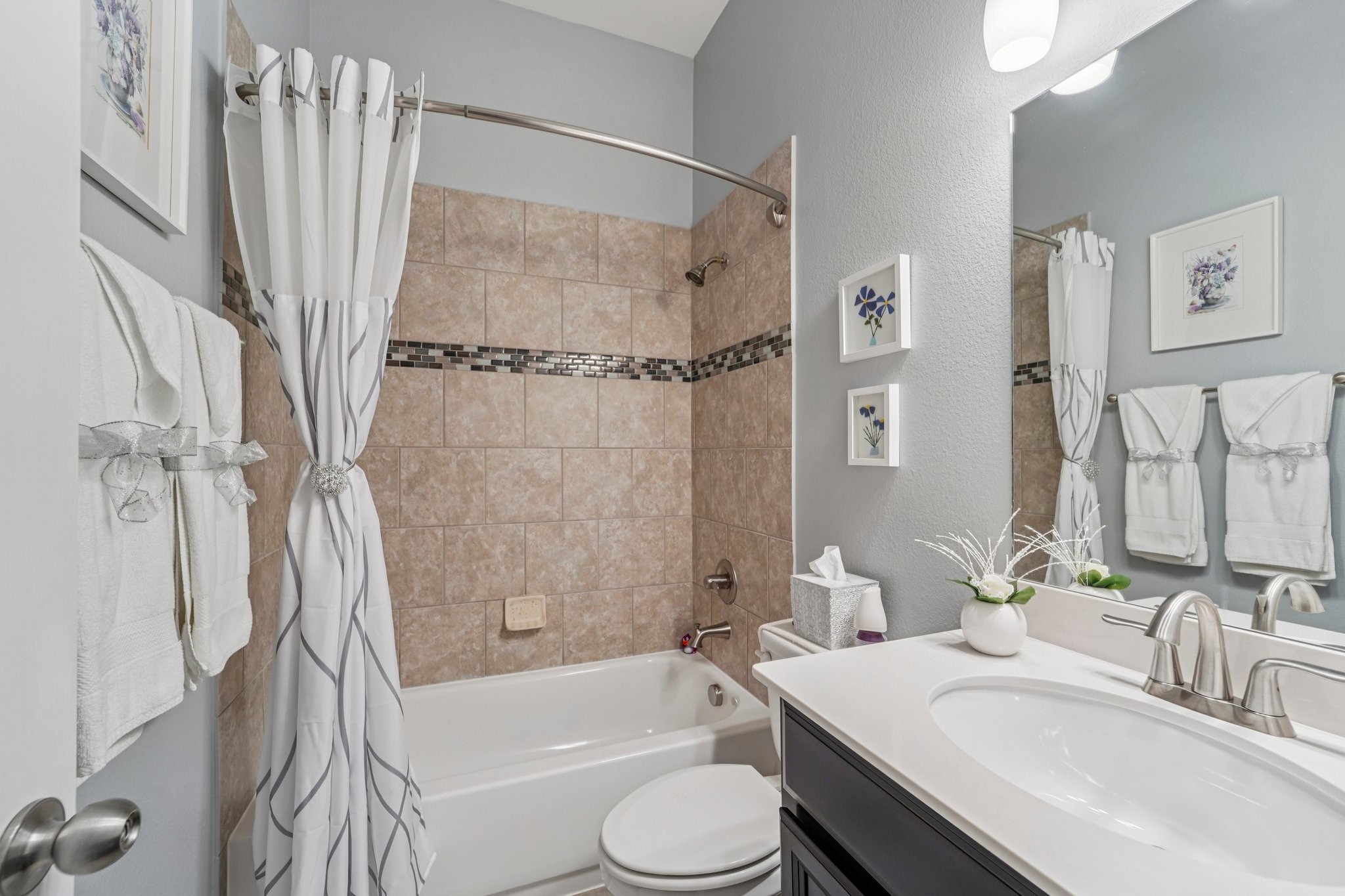 3511 Winding Point Lane Katy, TX 77494 - Photo 25 of 35 a bathroom with a sink toilet and shower