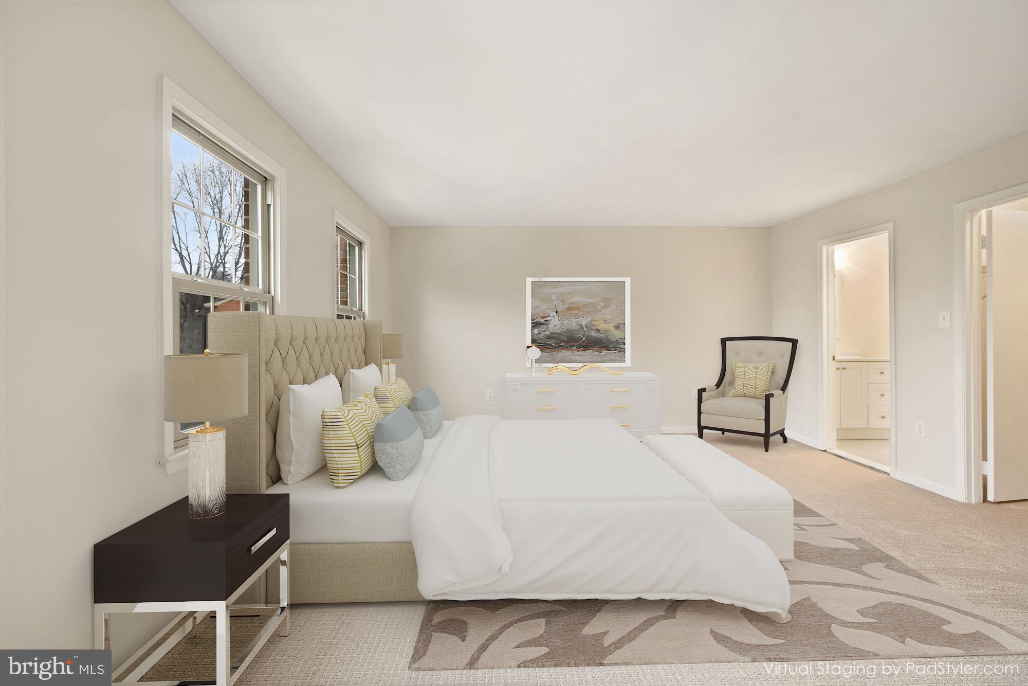 6316 Montrose Road Rockville, MD 20852 - Photo 19 of 35 Primary Bedroom (Virtually Staged)