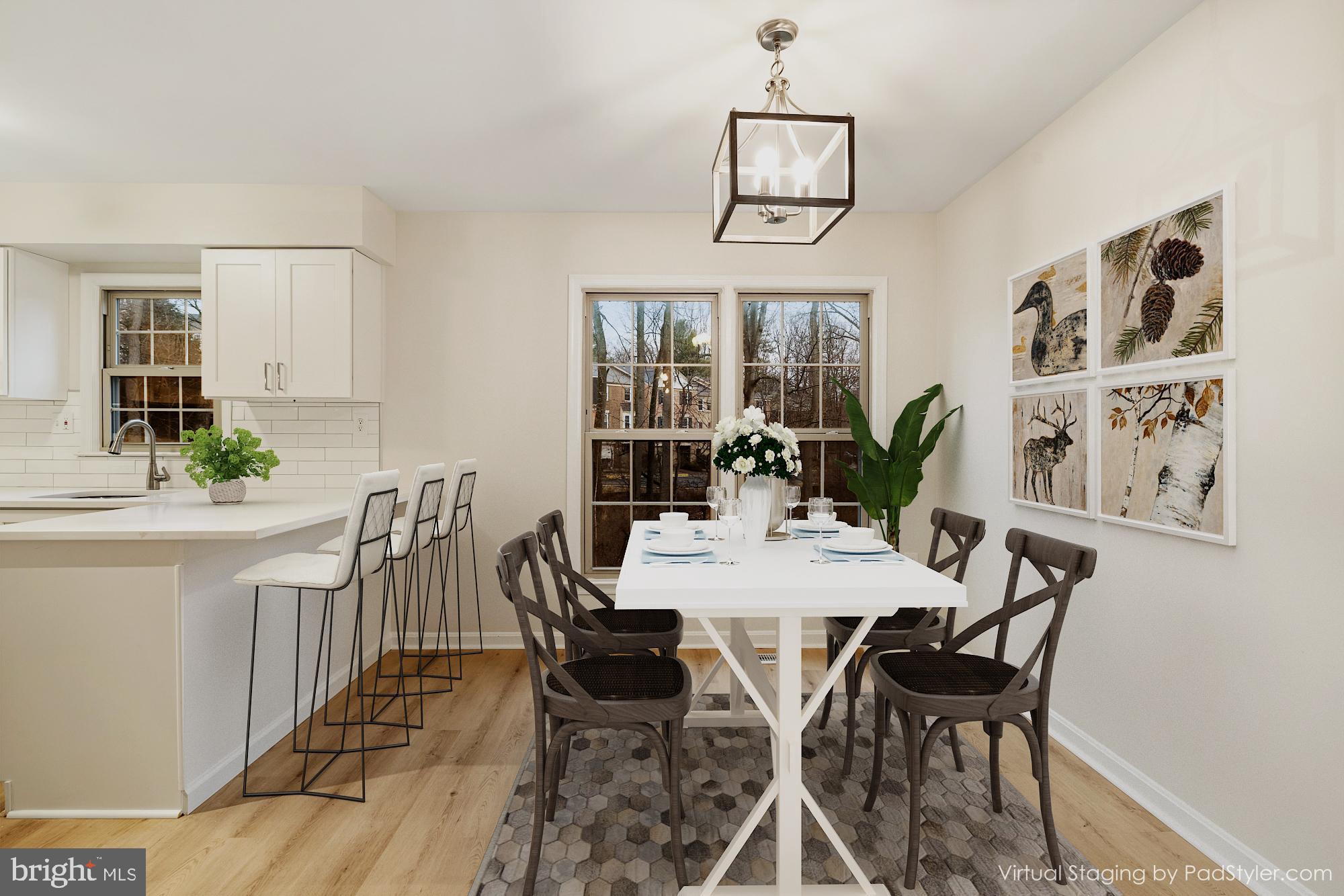 6316 Montrose Road Rockville, MD 20852 - Photo 10 of 35 Breakfast Area (Virtually Staged)