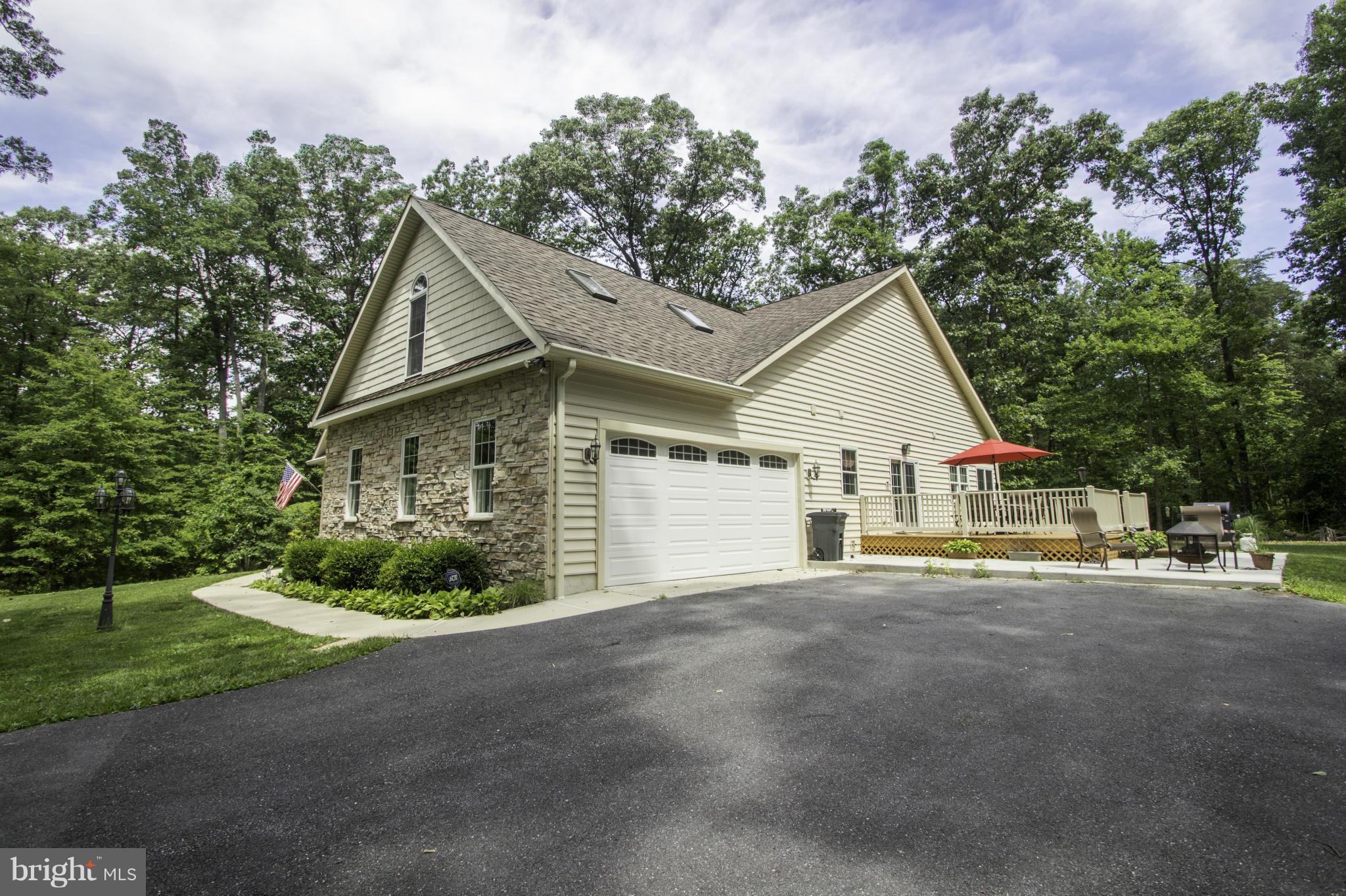 1788 Bayside Beach Road Pasadena, MD 21122 - Photo 29 of 30 View of Garage, Driveway, Patio & Deck