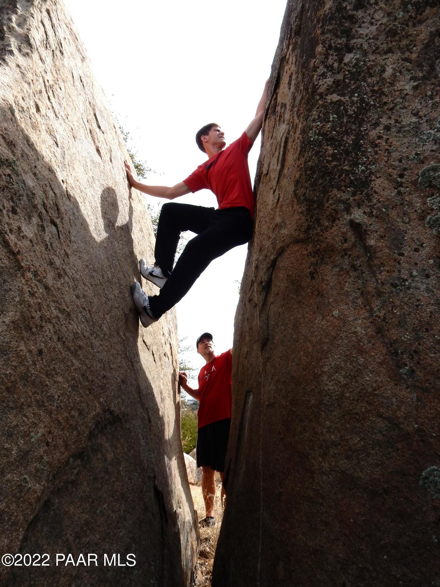 1899 Meadowridge Road Prescott, AZ 86305 - Photo 39 of 48 bouldering with grandkids