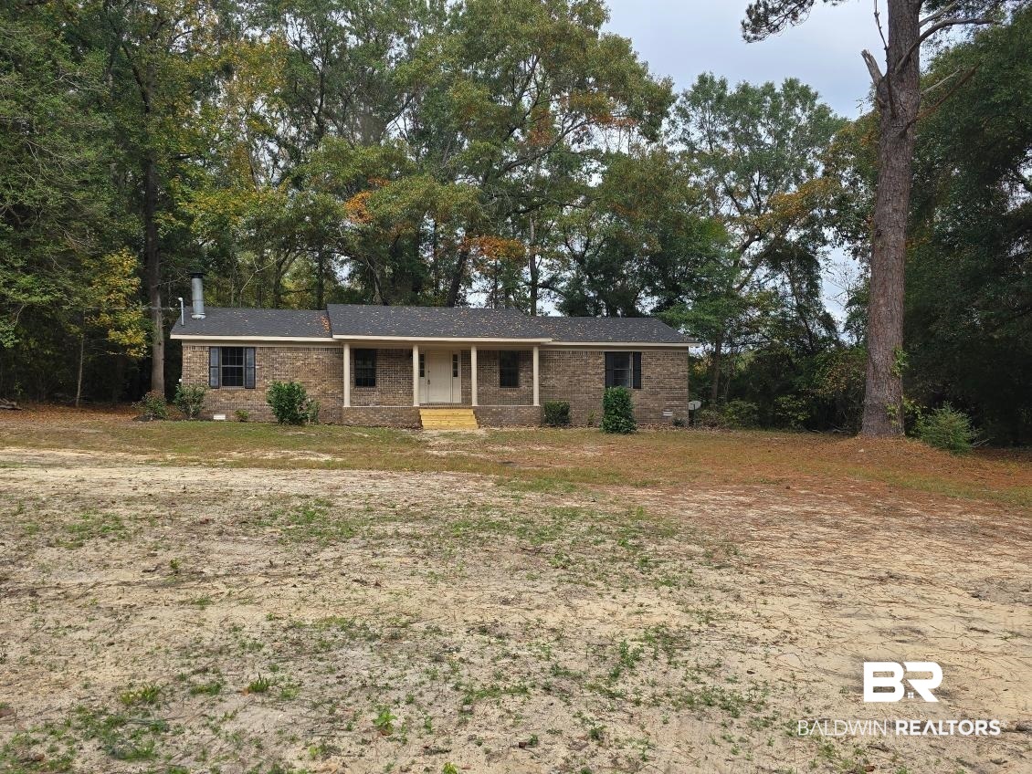 1600 Blair Road Brewton, AL 36426 - Photo 1 of 15 Ranch-style home featuring covered porch