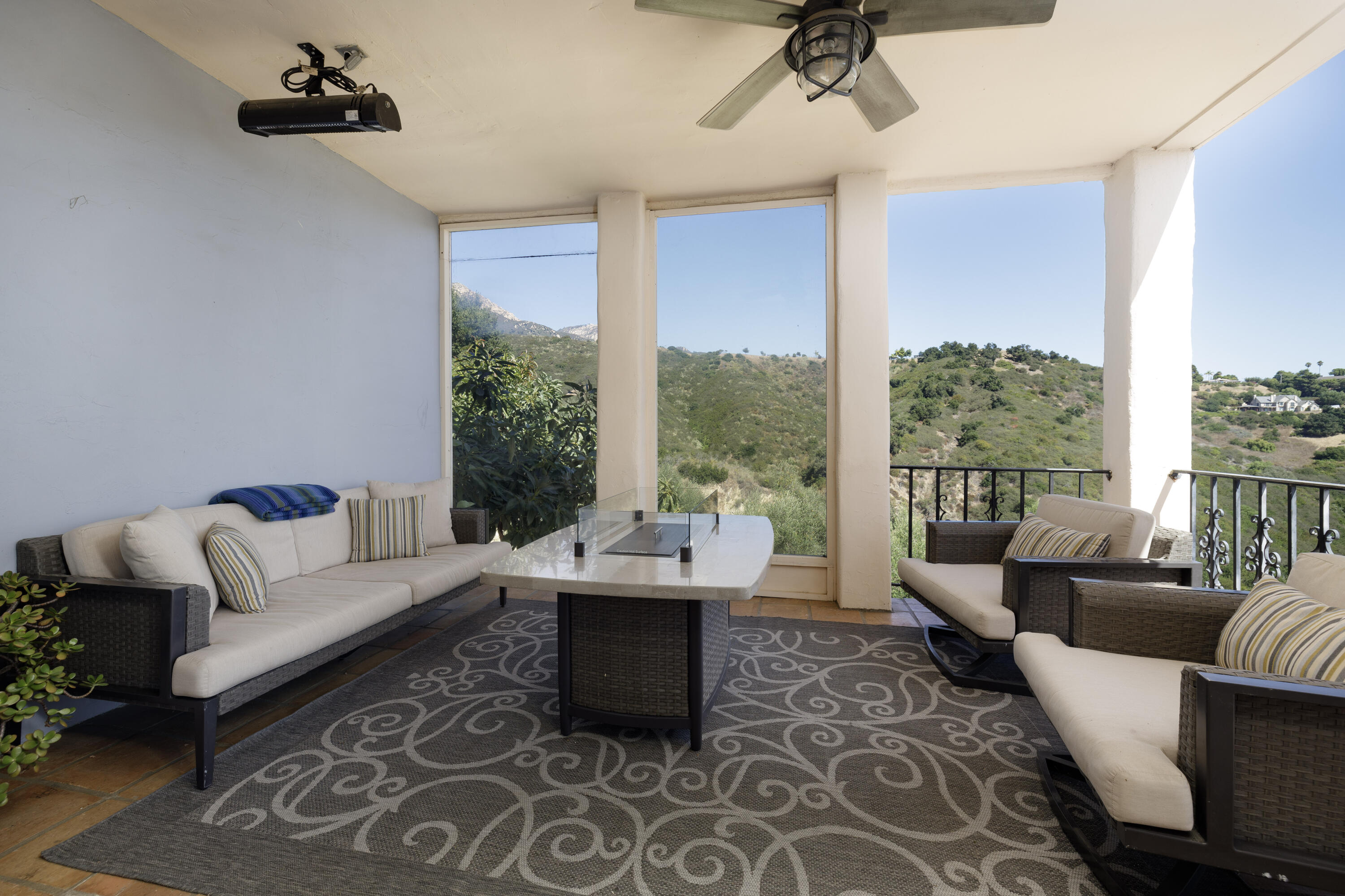 1230 Northridge Road Santa Barbara, CA 93105 - Photo 11 of 36 a living room with furniture and a large window