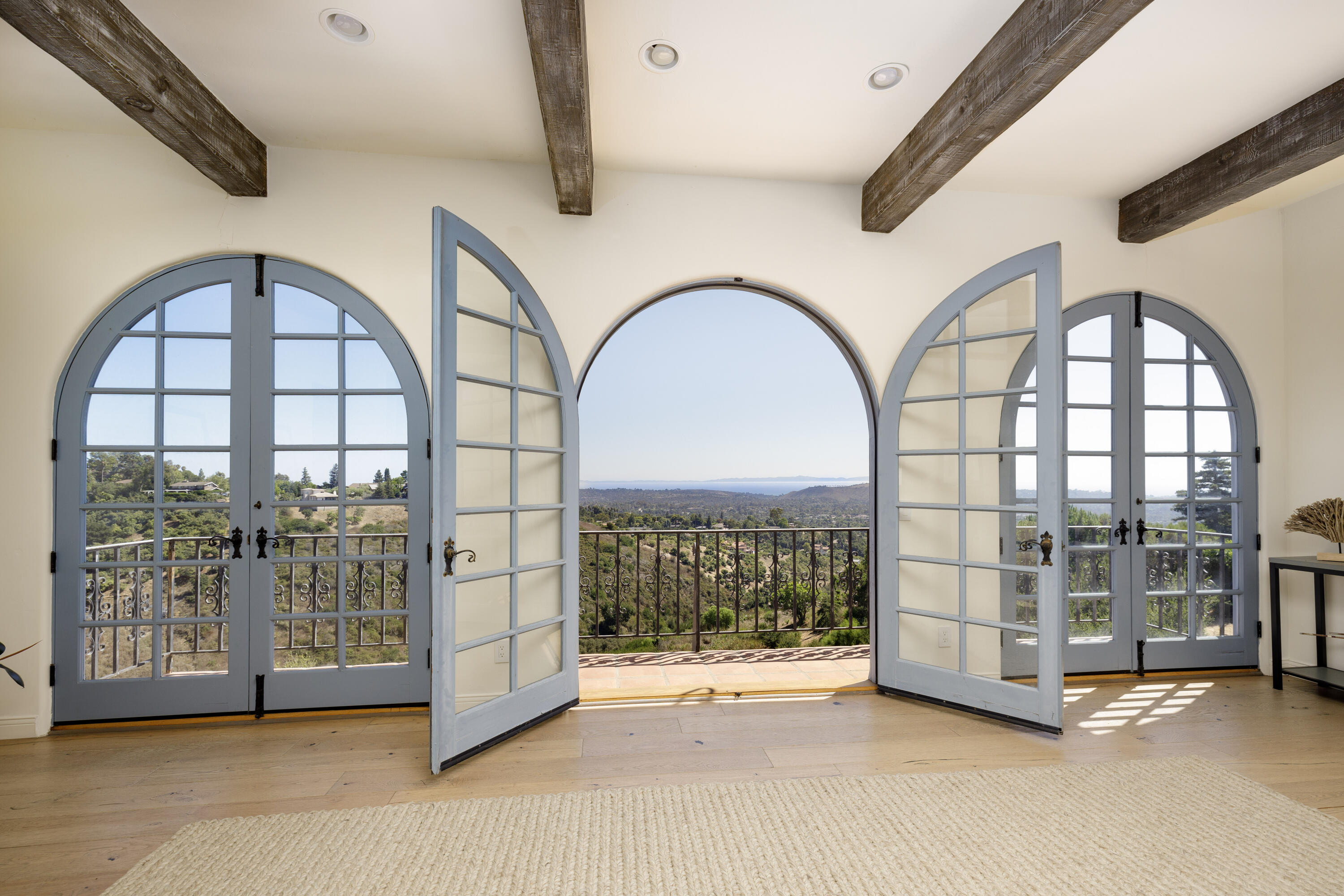 1230 Northridge Road Santa Barbara, CA 93105 - Photo 7 of 36 a view of an entryway with a garden