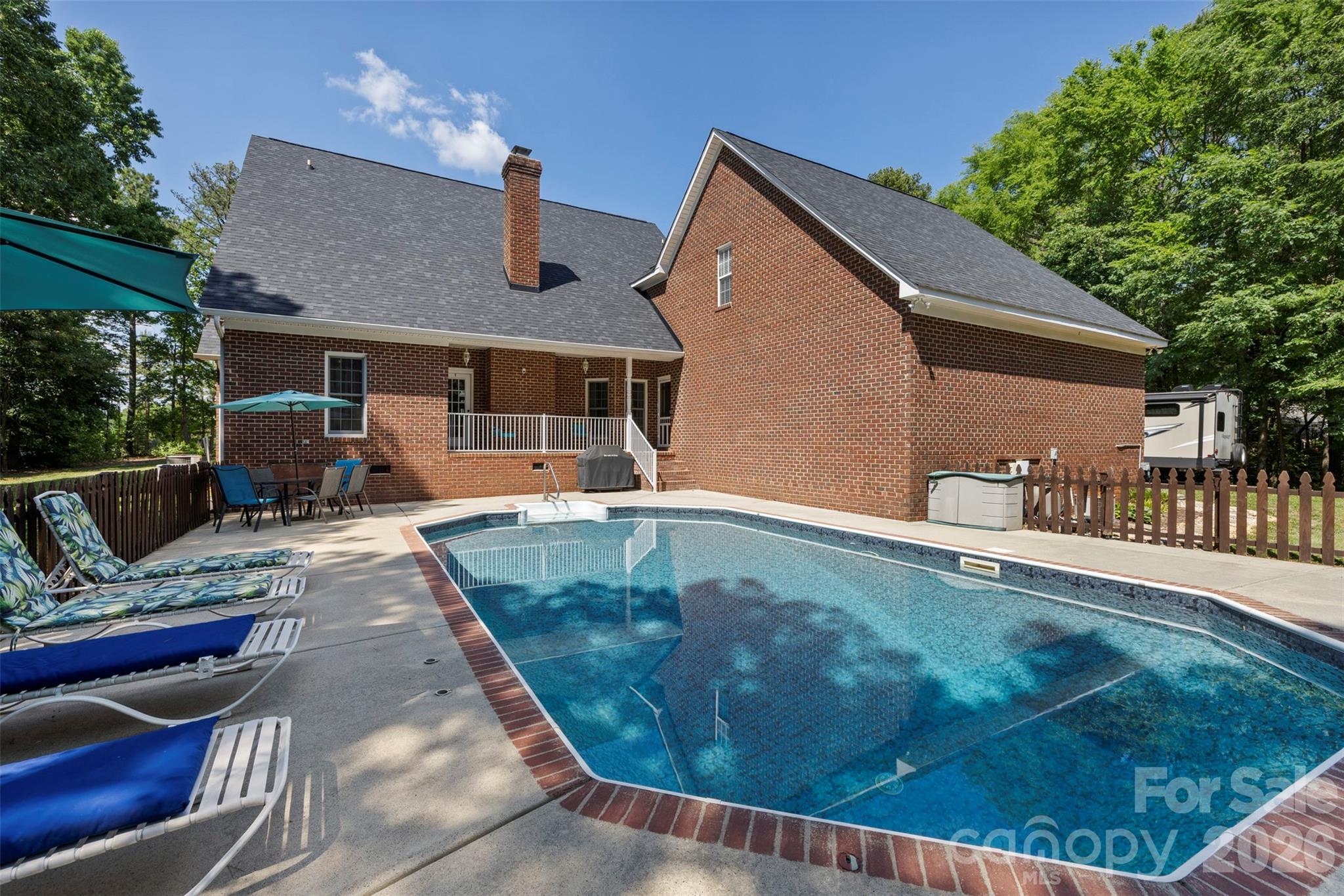 710 Sleepy Hollow Road Midland, NC 28107 - Photo 23 of 29 a view of a house with backyard