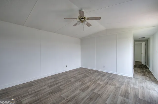 wooden floor in an empty room