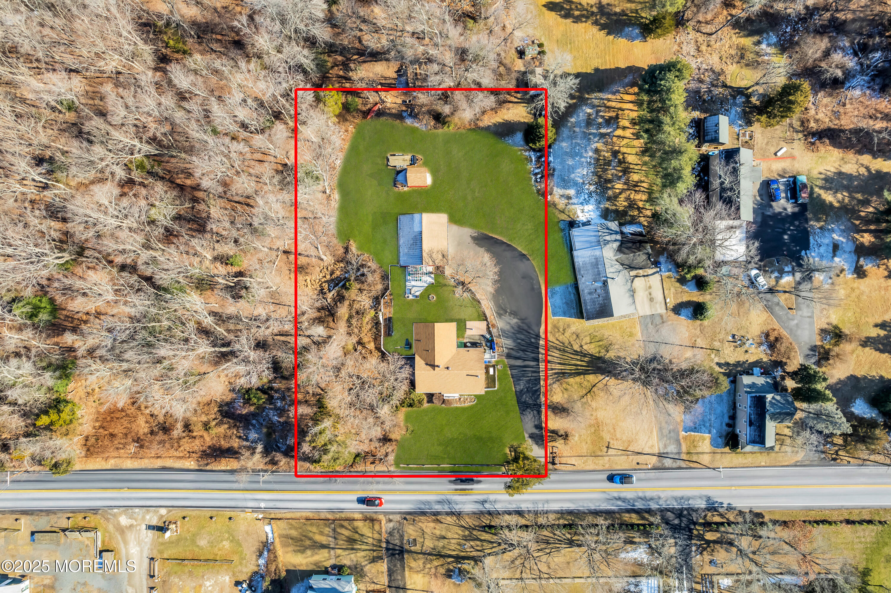 1830 New Bedford Road Wall, NJ 07719 - Photo 5 of 65 an aerial view of a house with outdoor space