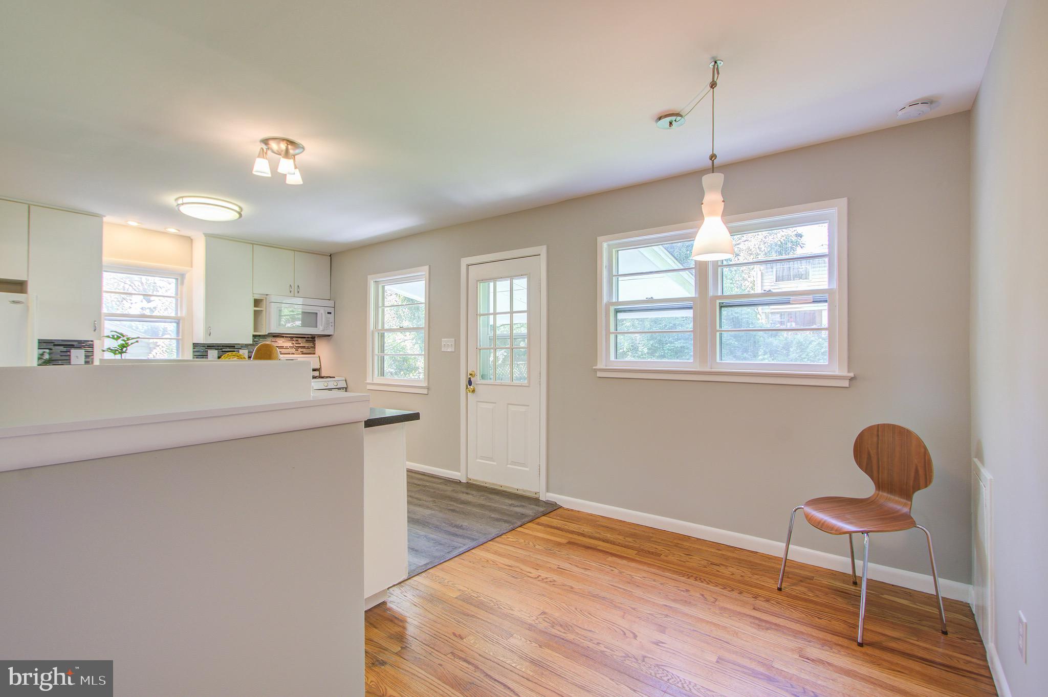 1011 Gilbert Road Rockville, MD 20851 - Photo 12 of 35 Spacious Kitchen Opens to a Private Covered Porch