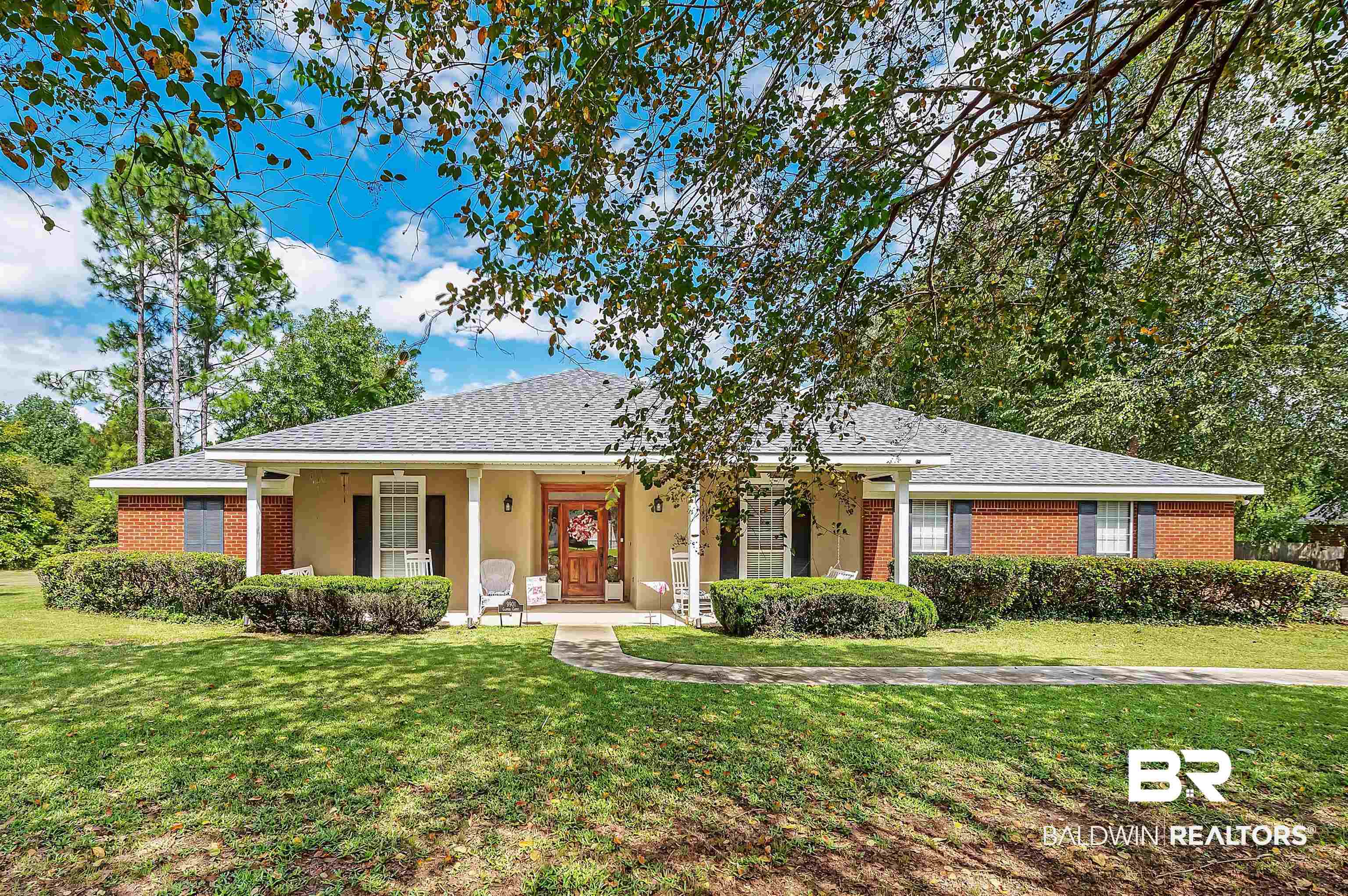 9901 Glover Court Fairhope, AL 36532 - Photo 1 of 52 Ranch-style home with a front yard