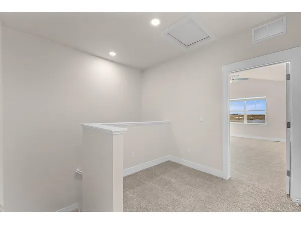 a view of an empty room