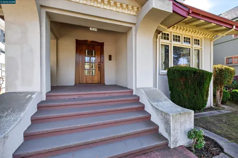 a front view of a house with entryway