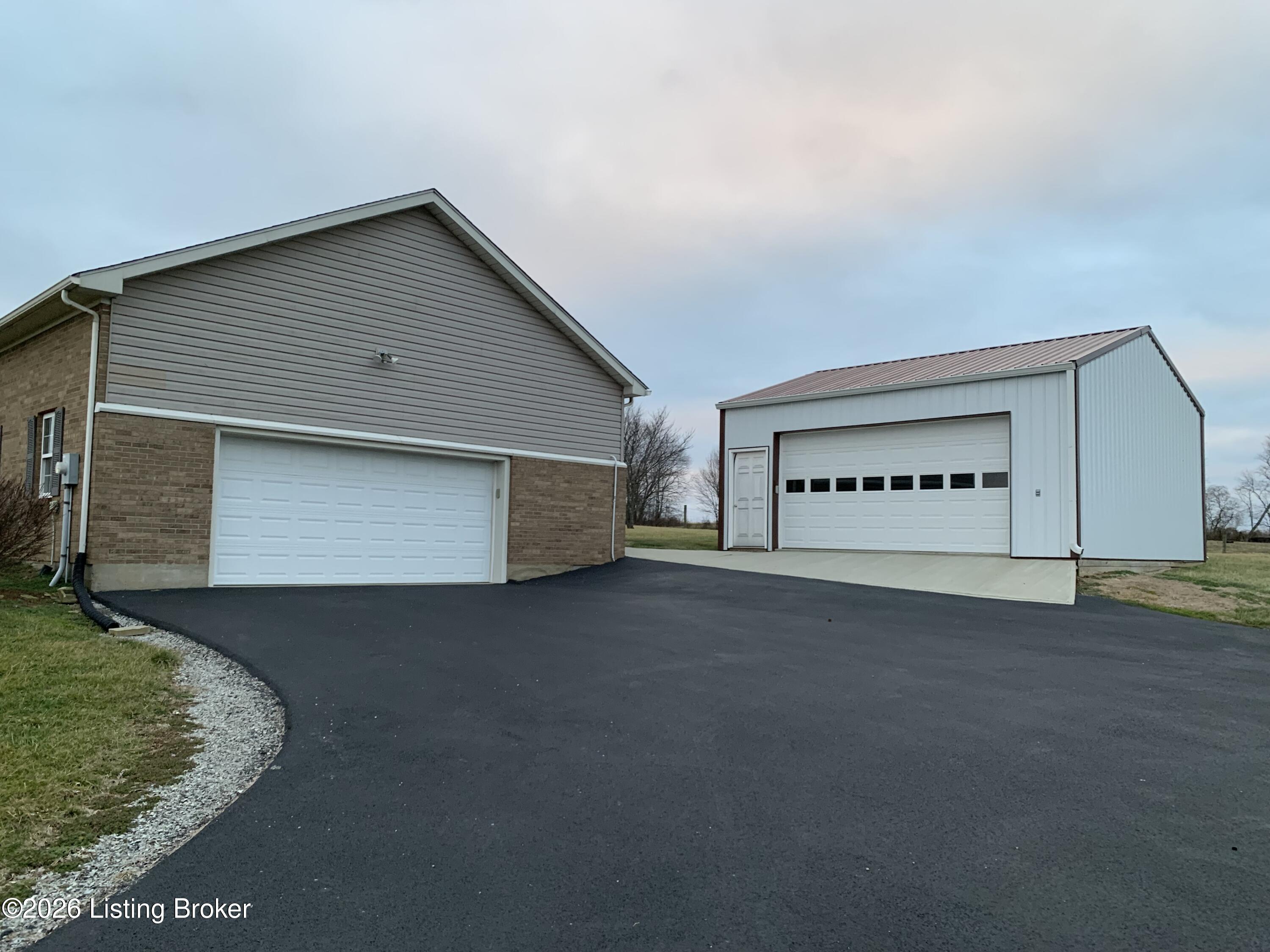 6156 South Property Road Pleasureville, KY 40057 - Photo 25 of 74 View of garages