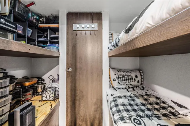 a view of storage and utility room