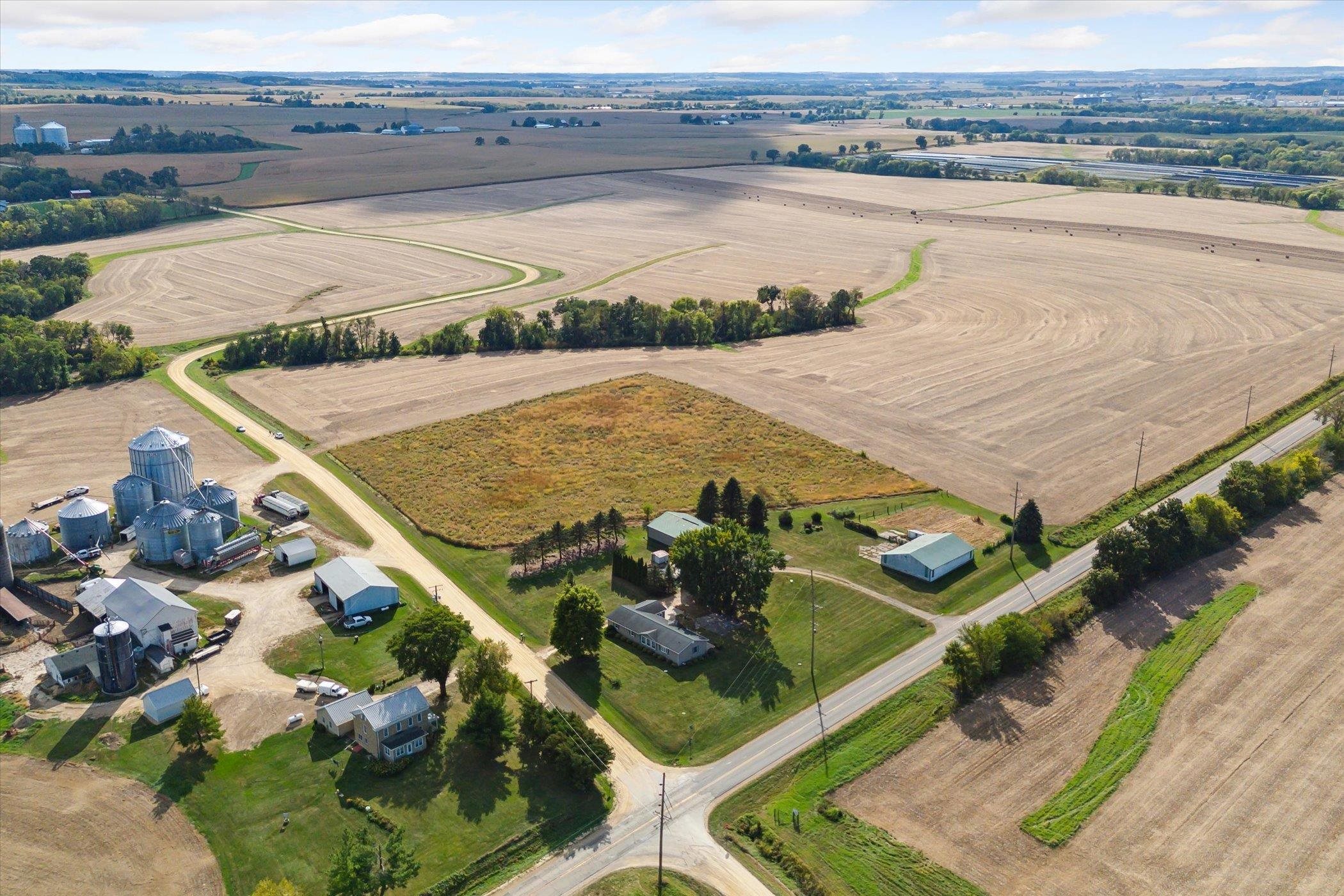4994 North Unity Road Lena, IL 61048 - Photo 45 of 50 an aerial view of house with yard