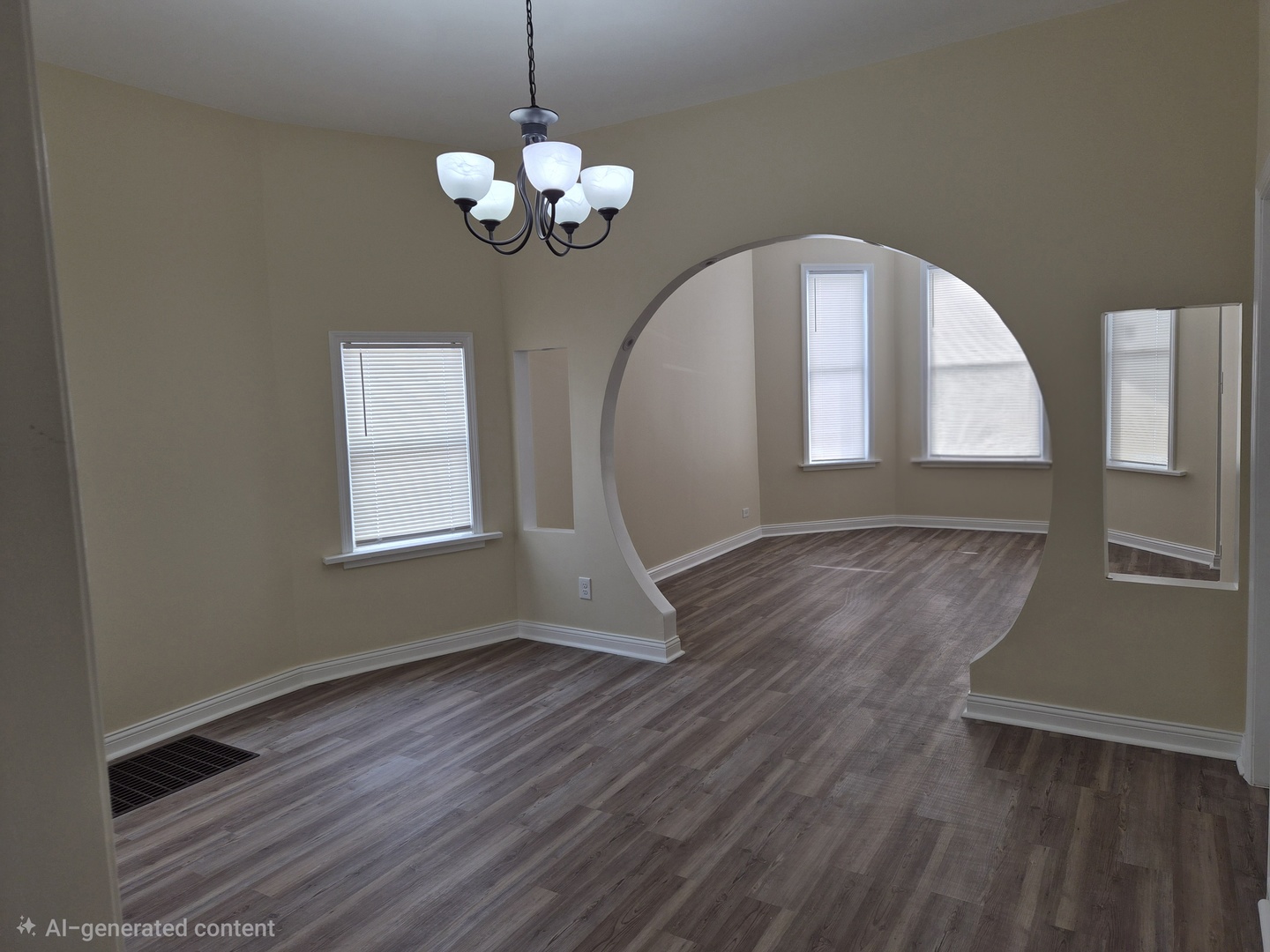 1234 West 72nd Street Chicago, IL 60636 - Photo 4 of 35 wooden floor in an empty room with a window