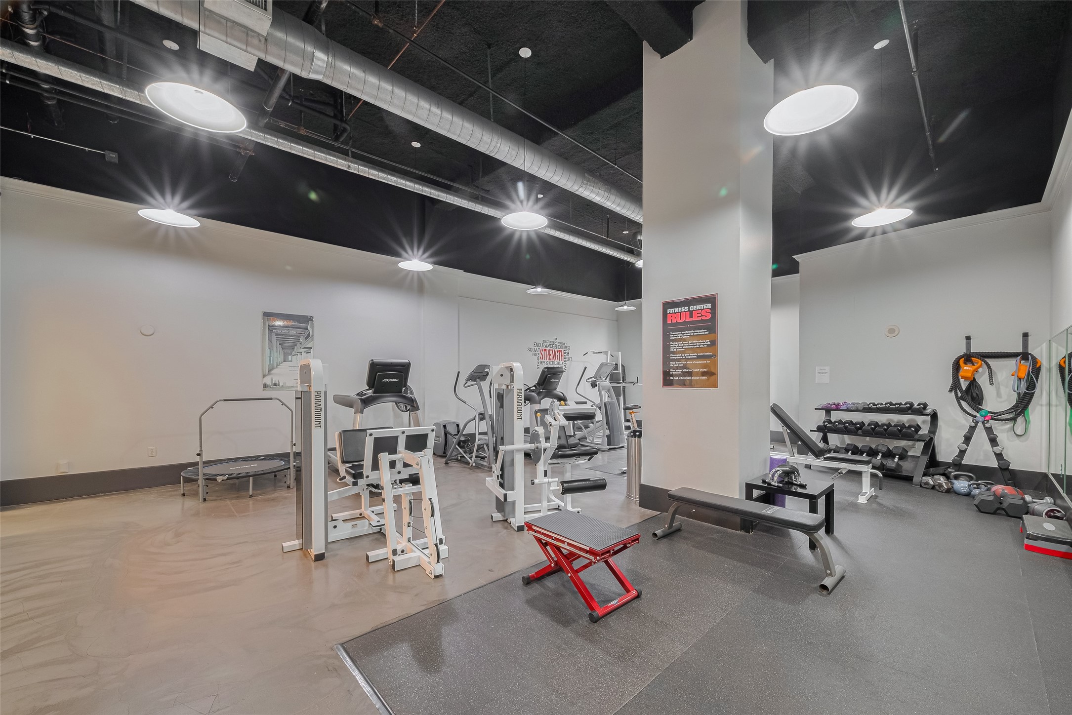 915 Franklin Street, Unit 9N Houston, TX 77002 - Photo 40 of 50 One of several amenities is the on site fitness center