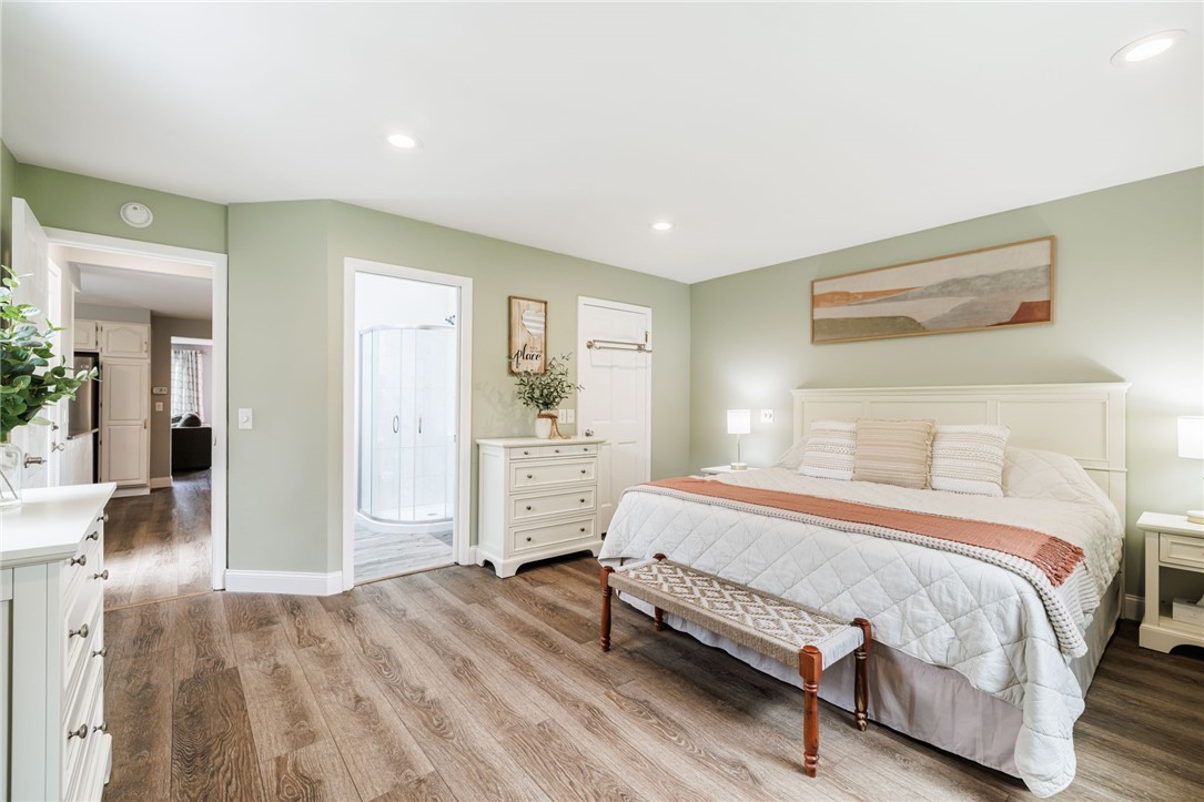1871 Dalton Road Lima, NY 14485 - Photo 13 of 41 1st floor primary bedroom w/walk in closet & full
