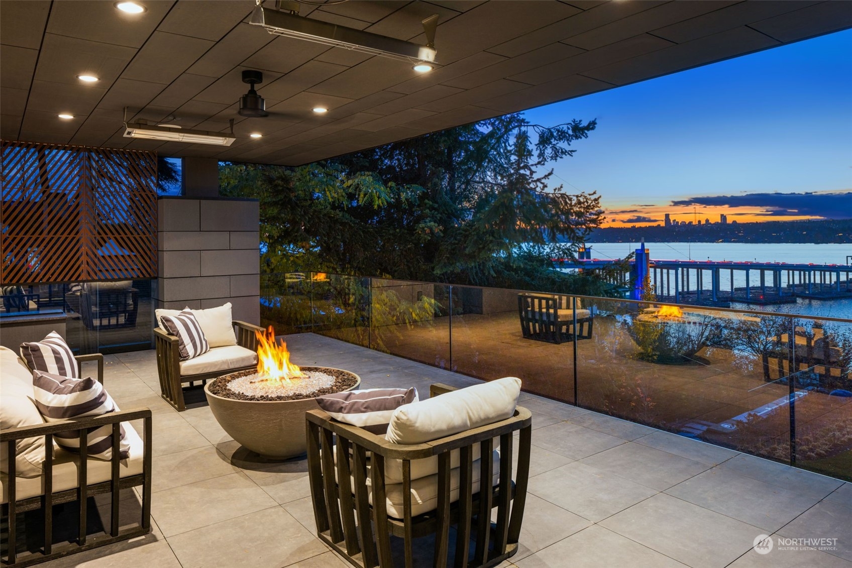 3263 Evergreen Point Road Medina, WA 98039 - Photo 37 of 37 a view of a patio with swimming pool