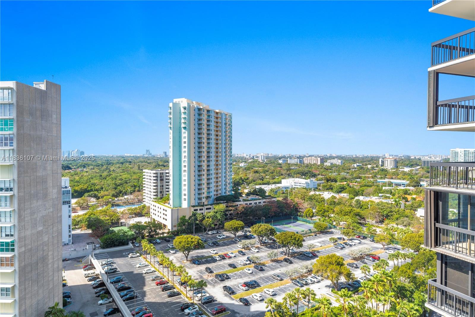 2333 Brickell Avenue, Unit 1908 Miami, FL 33129 - Photo 13 of 29 a view of balcony with city view