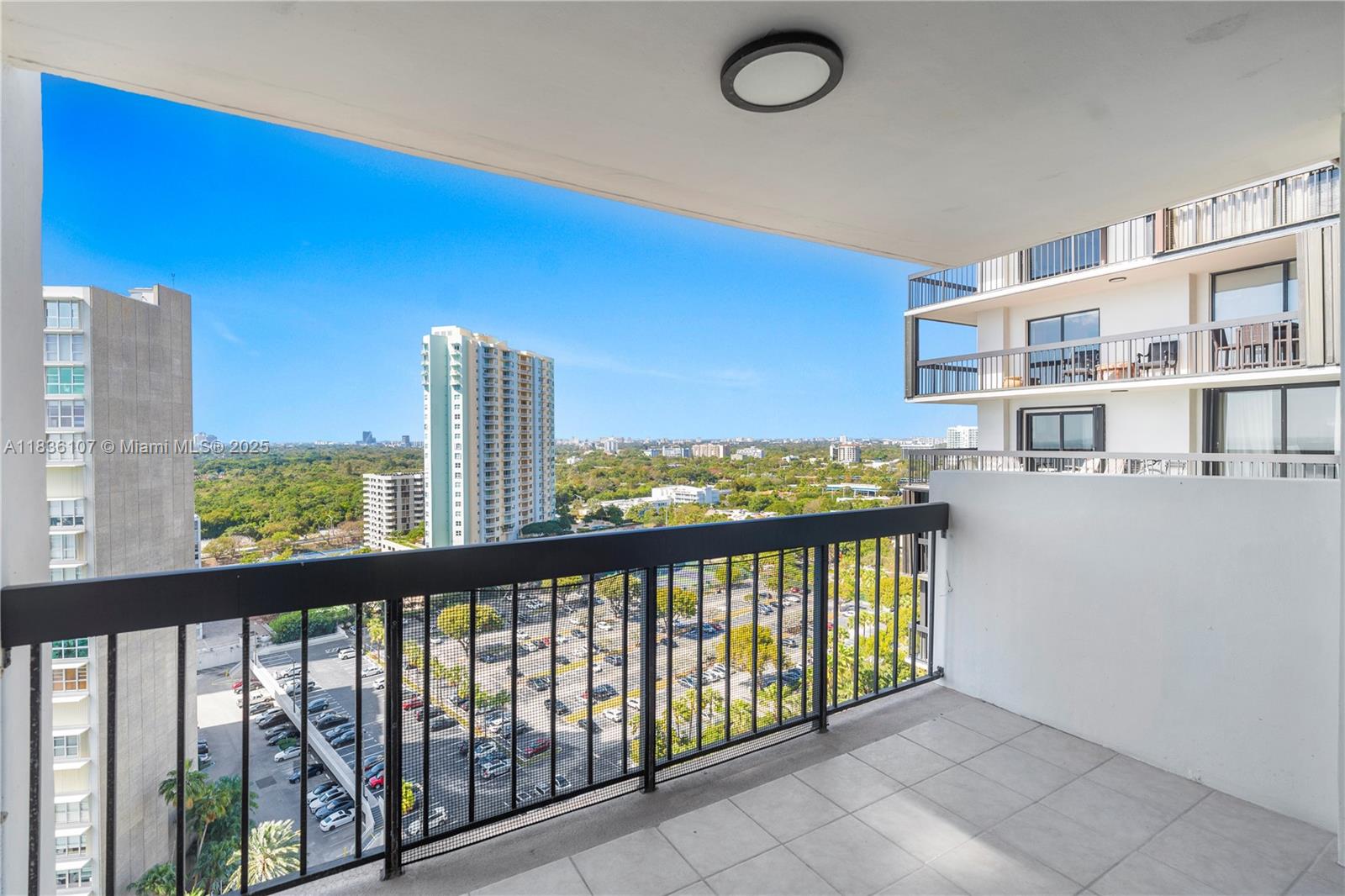 2333 Brickell Avenue, Unit 1908 Miami, FL 33129 - Photo 14 of 29 a view of a balcony with city view