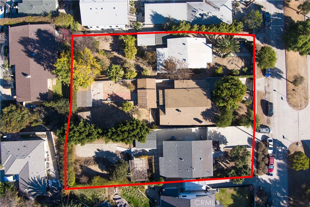 6029 La Prada Los Angeles, CA 90042 - Photo 1 of 1 an aerial view of multiple houses with outdoor space
