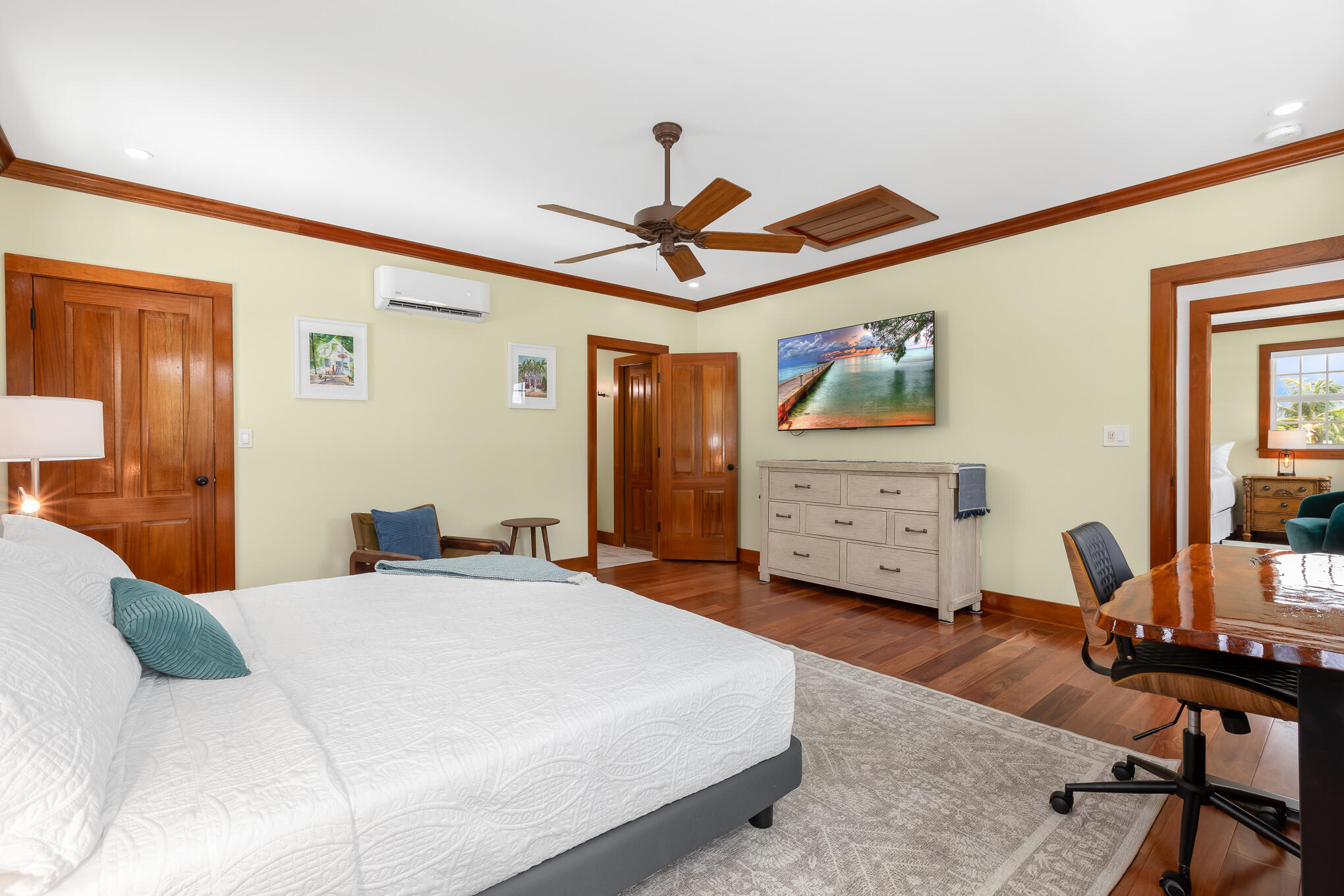 2214 Seidenberg Avenue Key West, FL 33040 - Photo 33 of 37 a bedroom with a bed and a desk