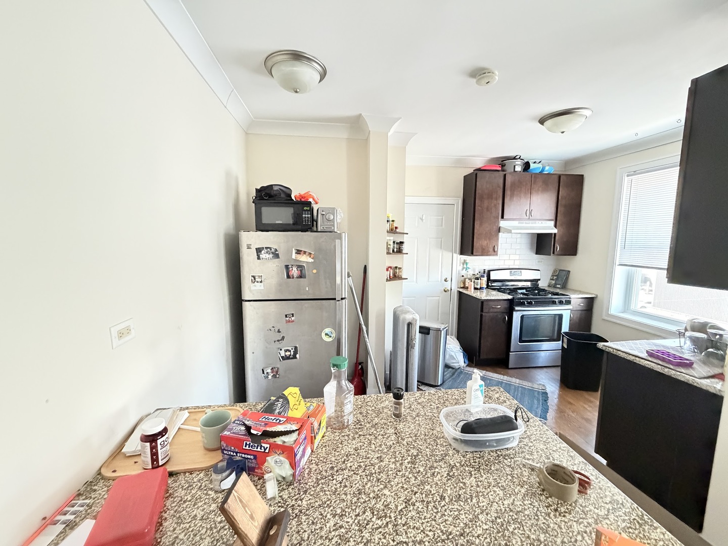 3153 West Augusta Boulevard, Unit 3B Chicago, IL 60622 - Photo 5 of 12 a bedroom with a bed and furniture