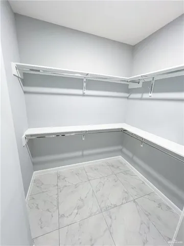 a close view of closet