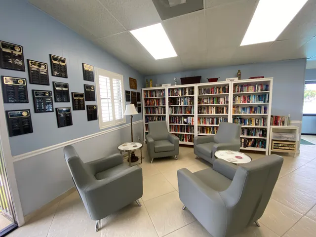 a view of a lake with houses