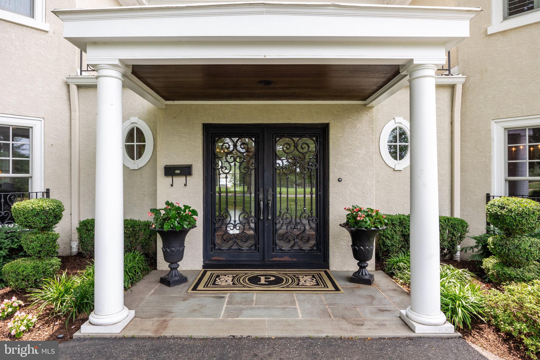 1103 Golf Road Cinnaminson, NJ 08077 - Photo 5 of 91 Wrought iron french door entry