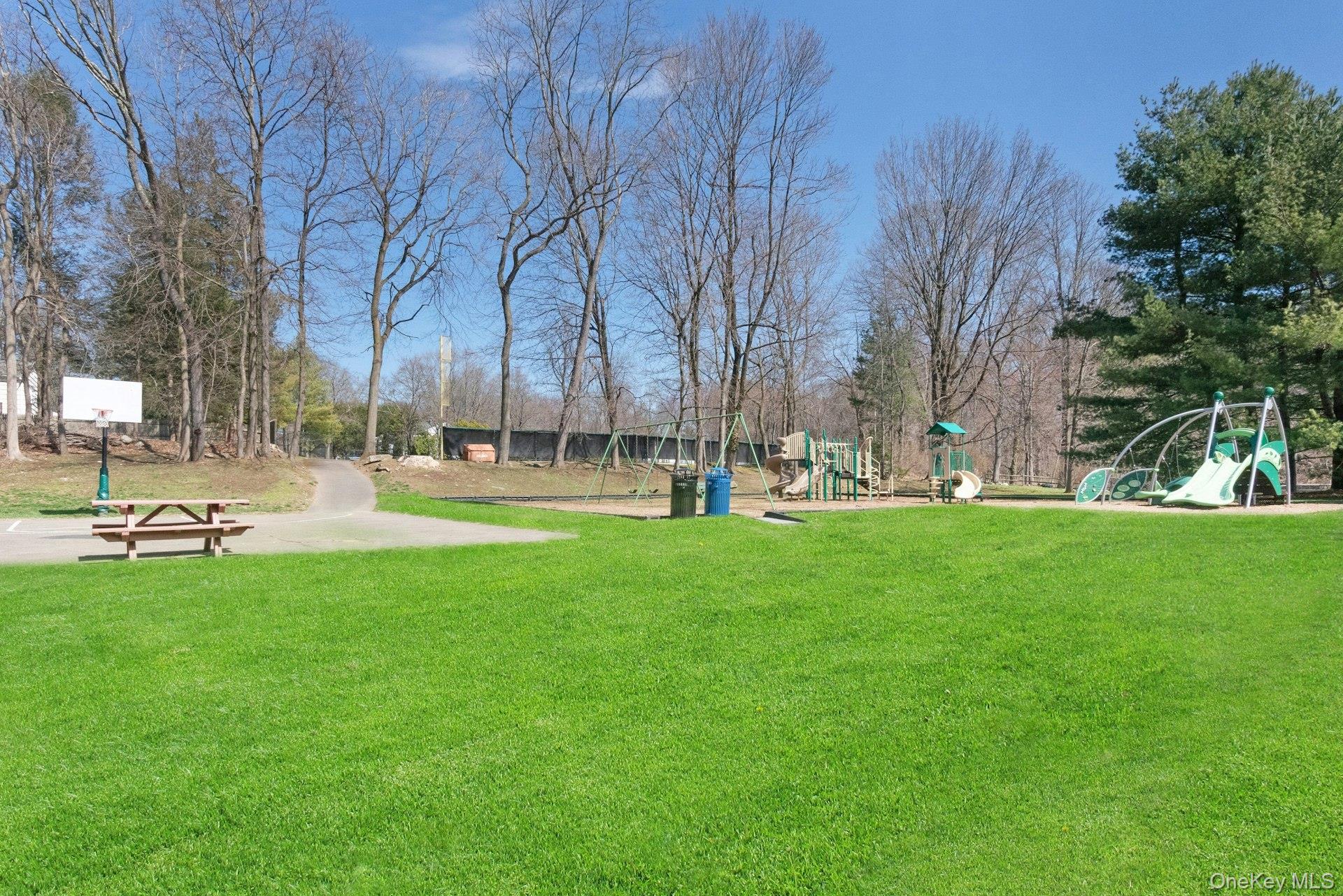 61 Schrade Road Briarcliff Manor, NY 10510 - Photo 36 of 39 Lower level of Neighborhood park with multiple play areas, picnic table and half basketball court.