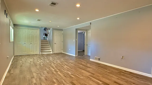 a view of an empty room