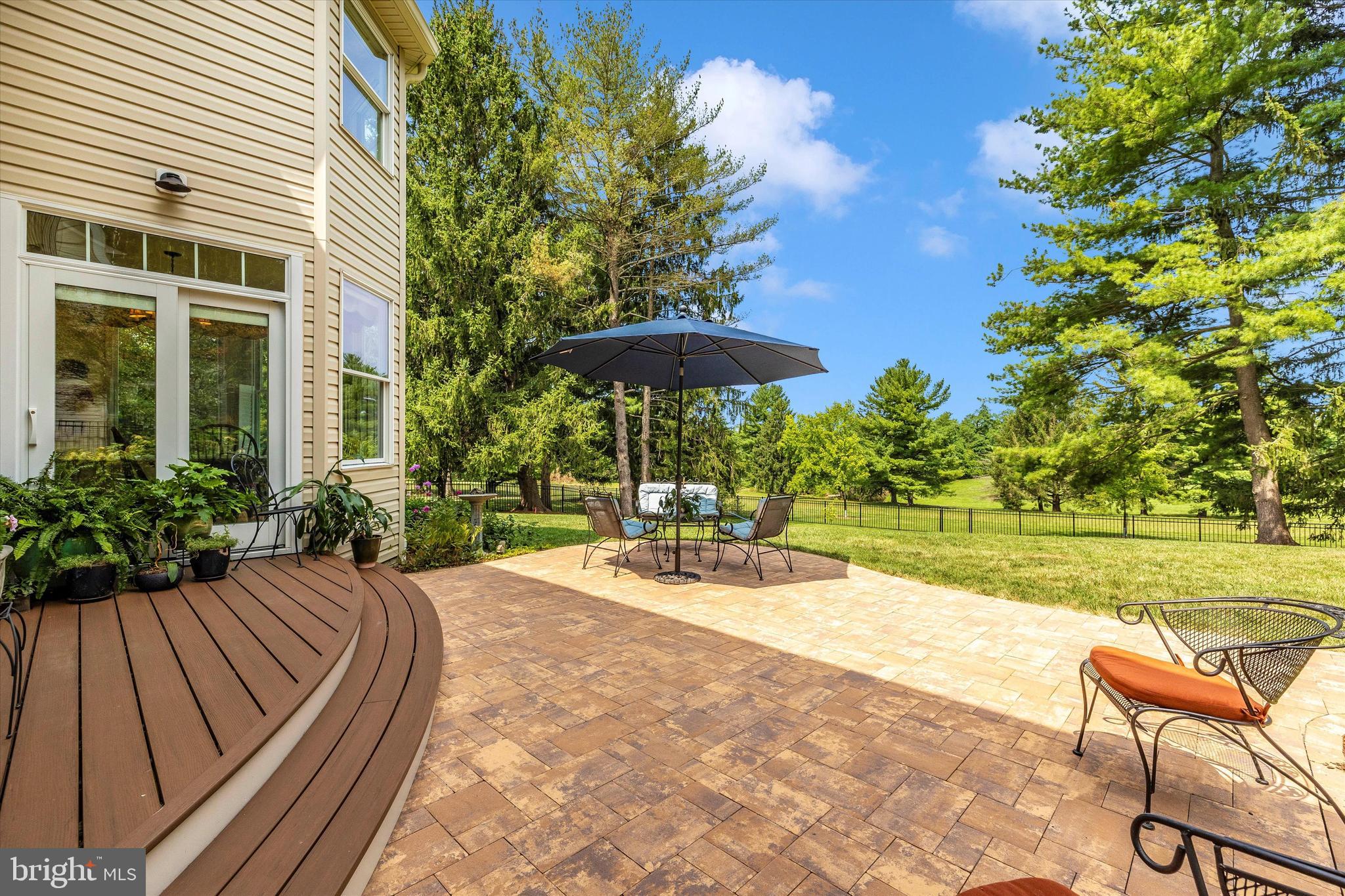 11310 Country Club Road New Market, MD 21774 - Photo 39 of 48 Rear View of Home - Gorgeous Deck and Patio Area