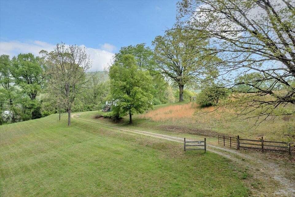 1038 Adelaide Lane Blue Ridge, VA 24064 - Photo 17 of 23 a backyard of a house with table and chairs