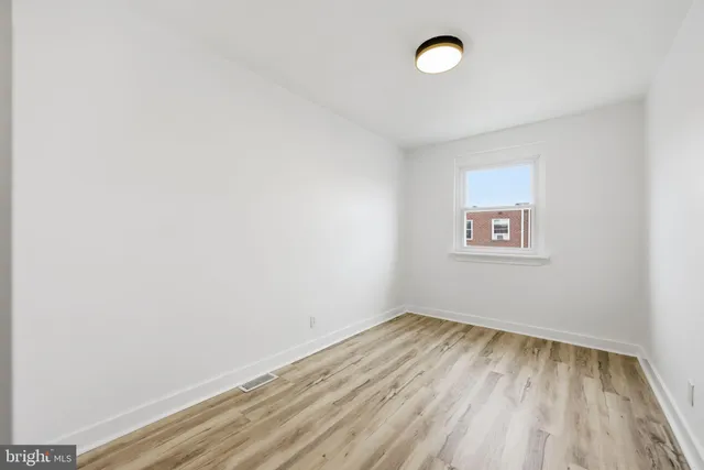 wooden floor in a room