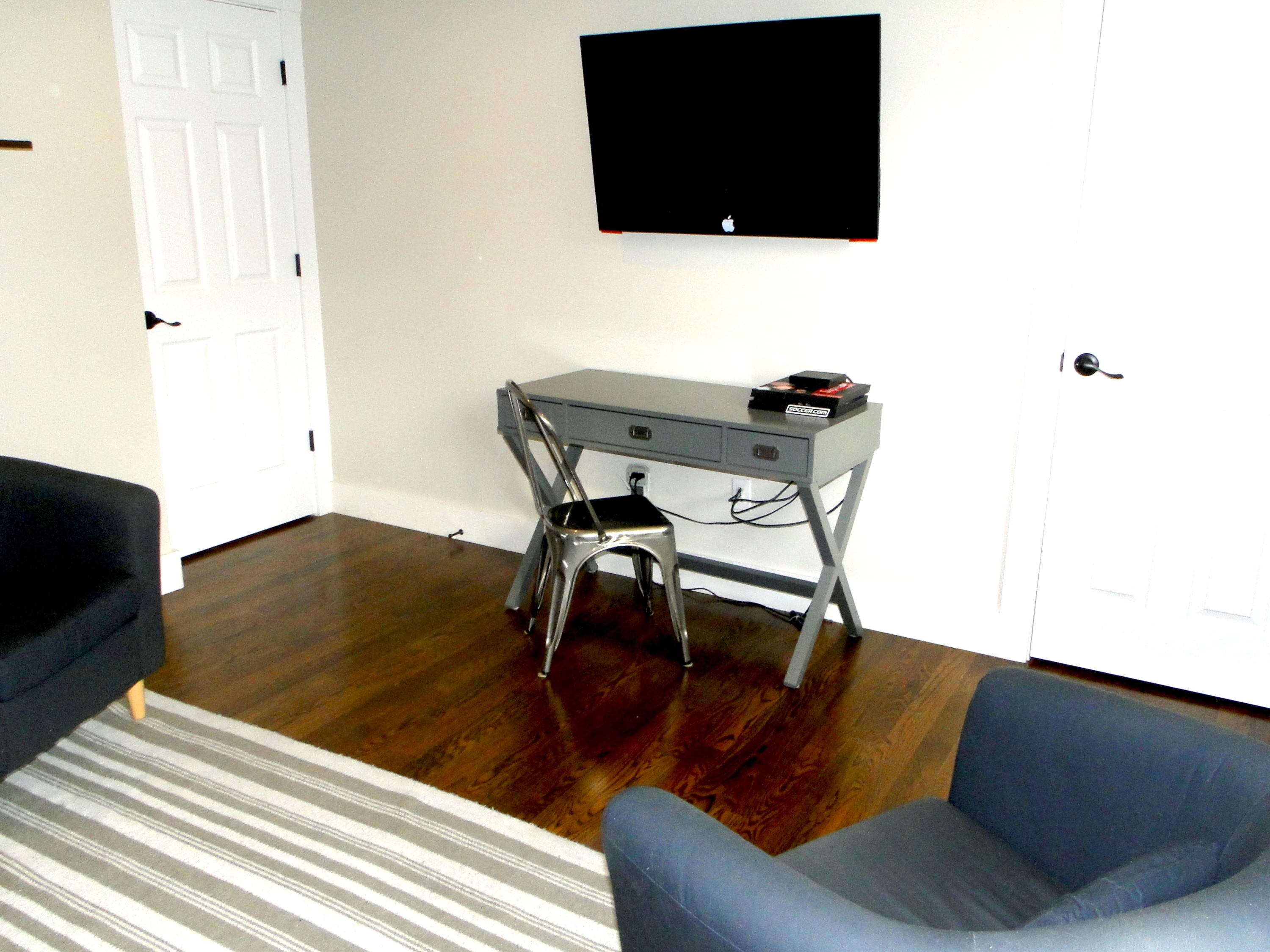 30 Brewster Road Mashpee, MA 02649 - Photo 44 of 58 a living room with furniture and a flat screen tv