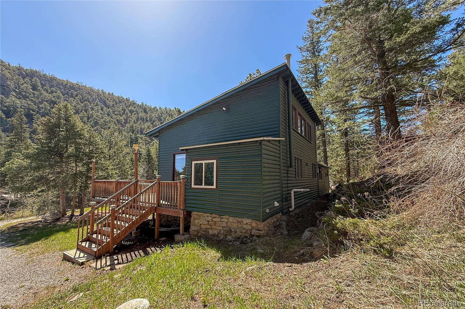 3148 Riverside Drive Lyons, CO 80540 - Photo 39 of 41 a backyard of a house with lots of green space
